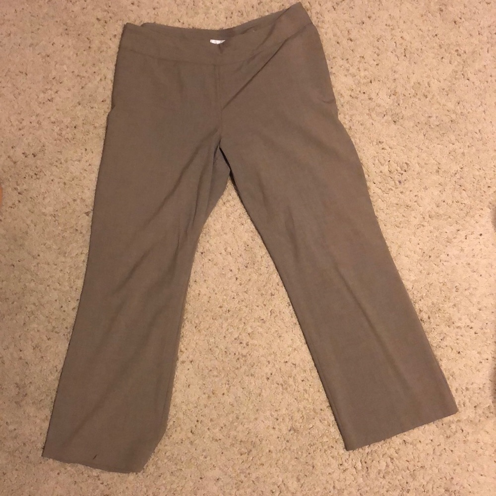 dark tan dress slacks